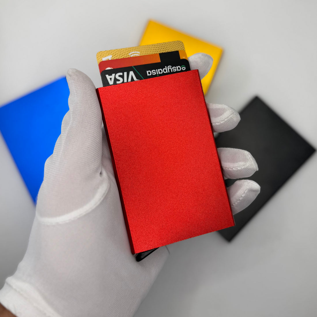 Top Quality Button Clicker Card Holder