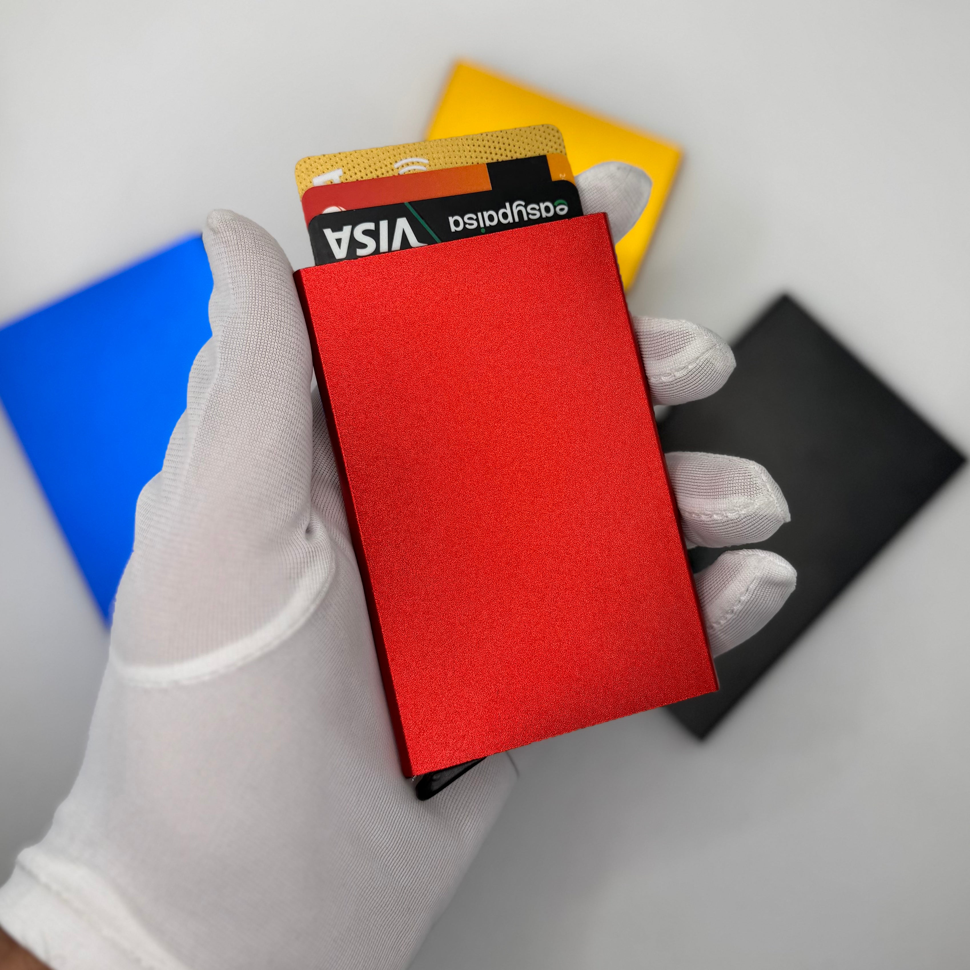 Top Quality Button Clicker Card Holder